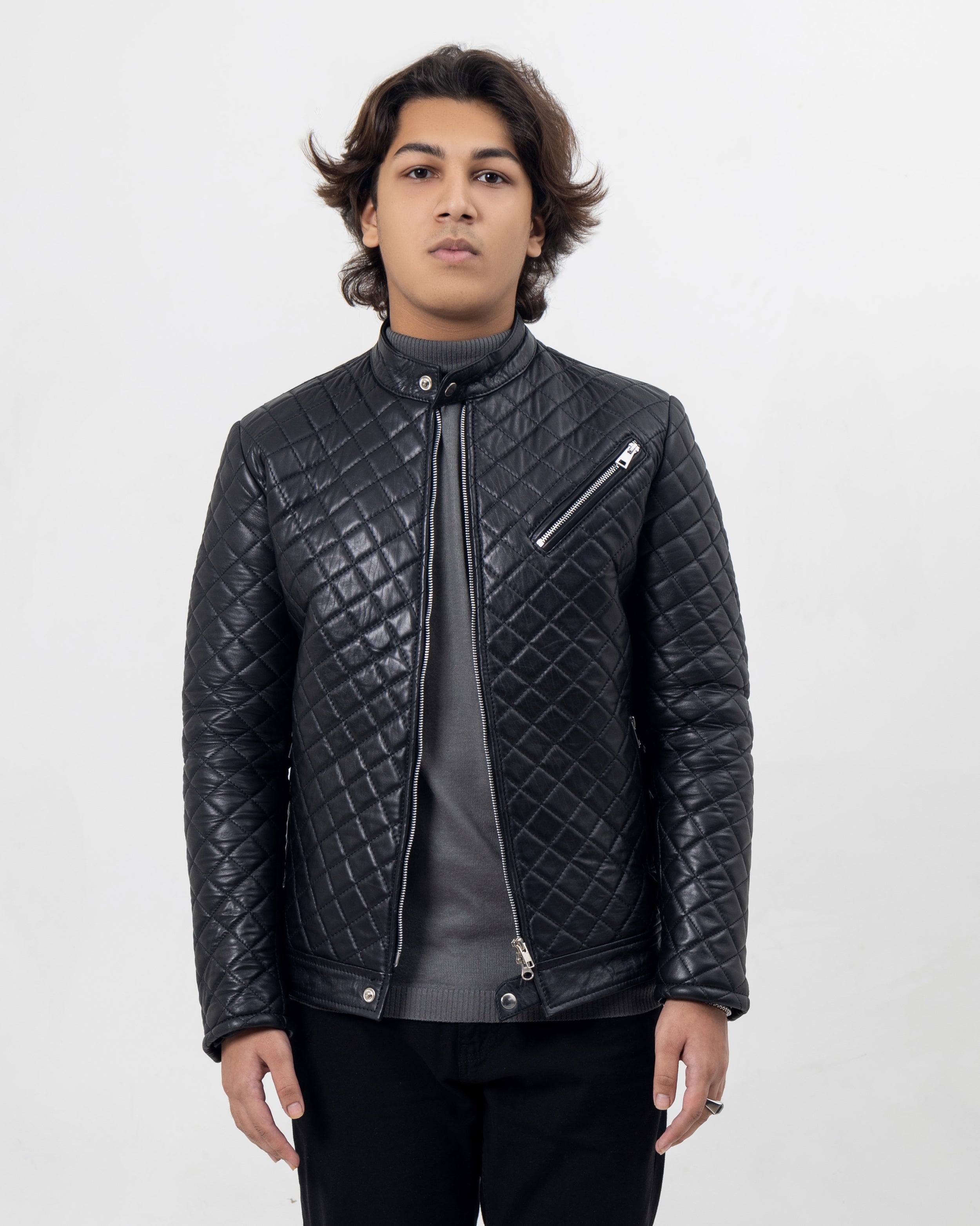 Quilted Street Glide Jacket - Black