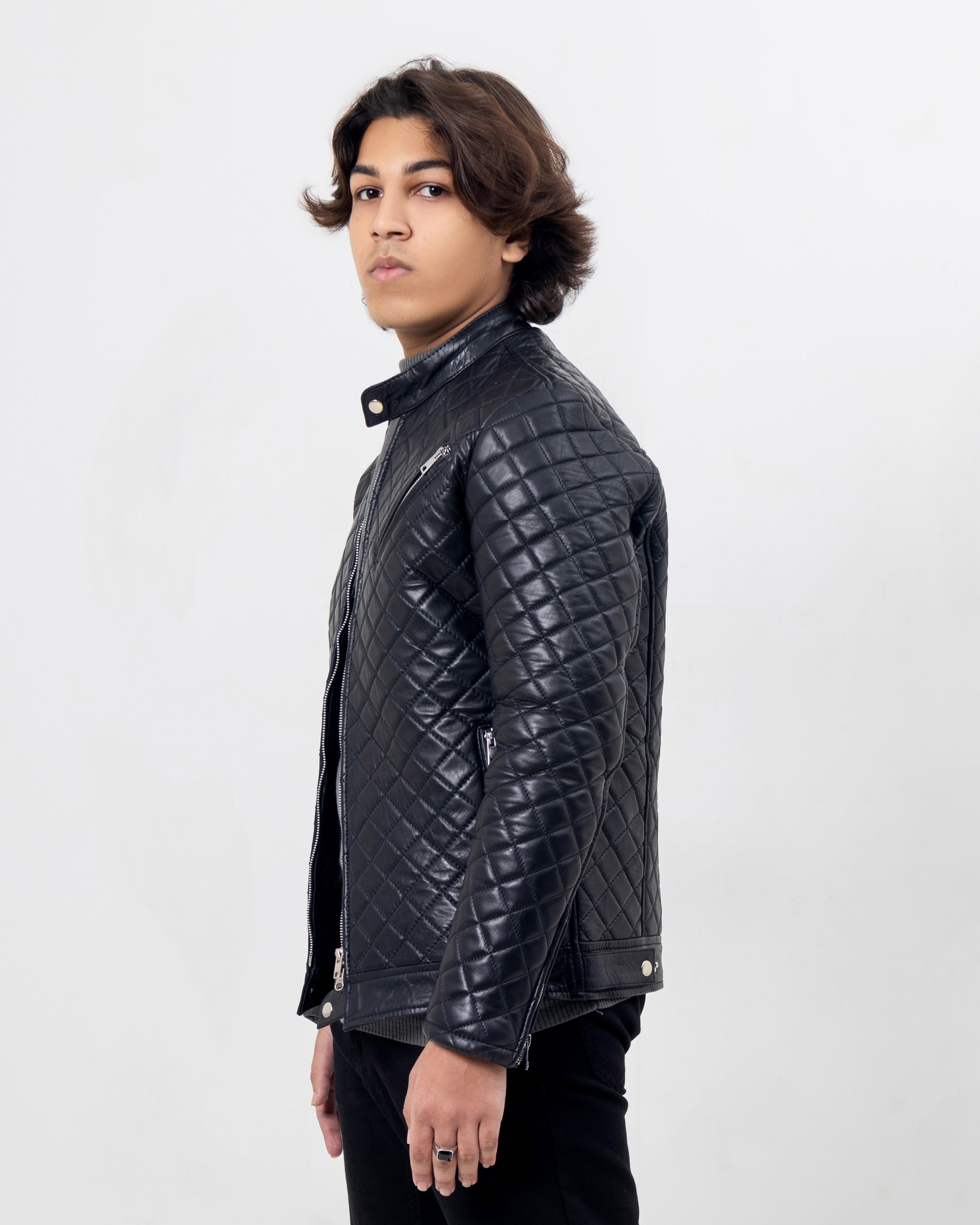 Quilted Street Glide Jacket - Black