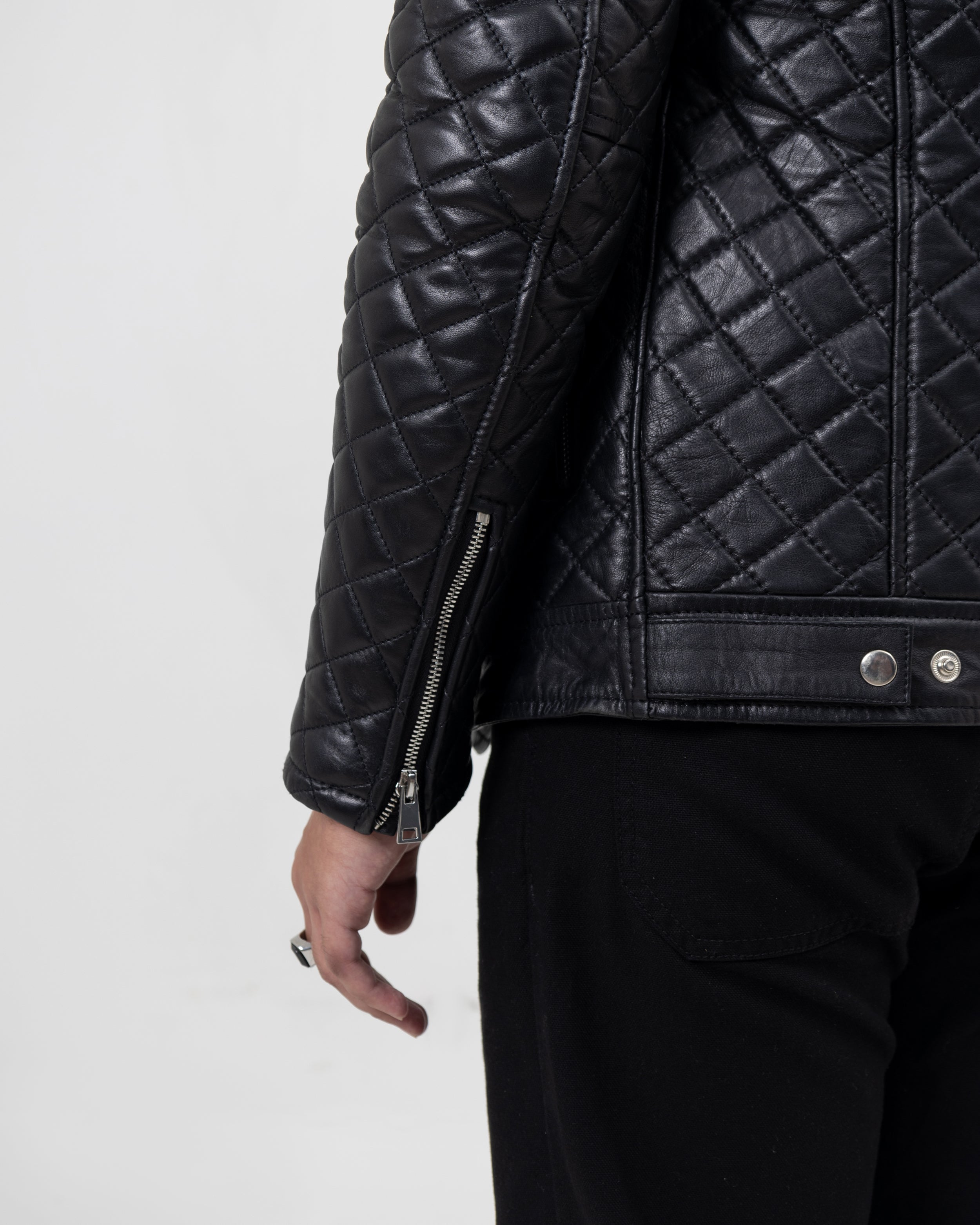 Quilted Street Glide Jacket - Black