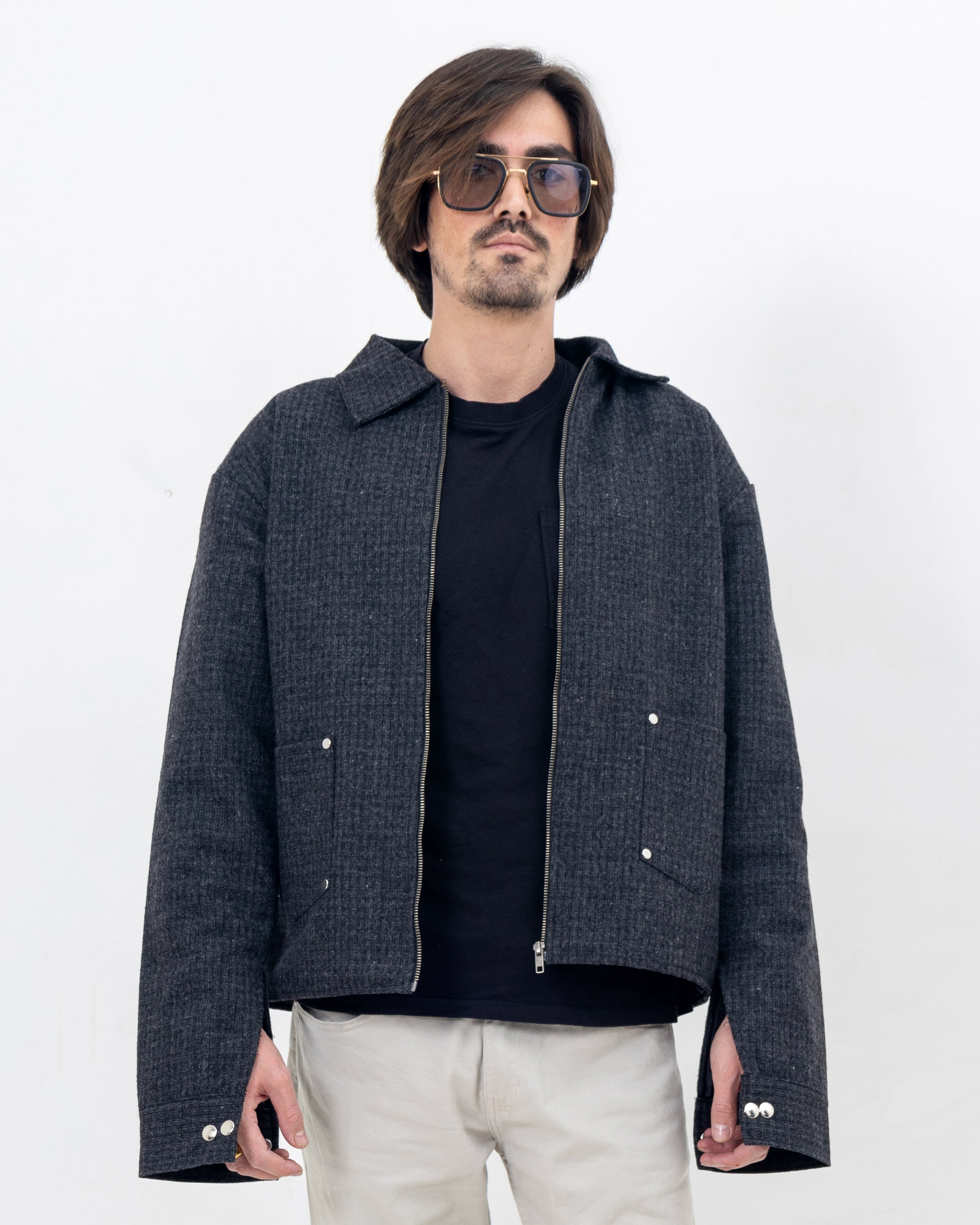 Heritage Wool Jacket - Charcoal Grey