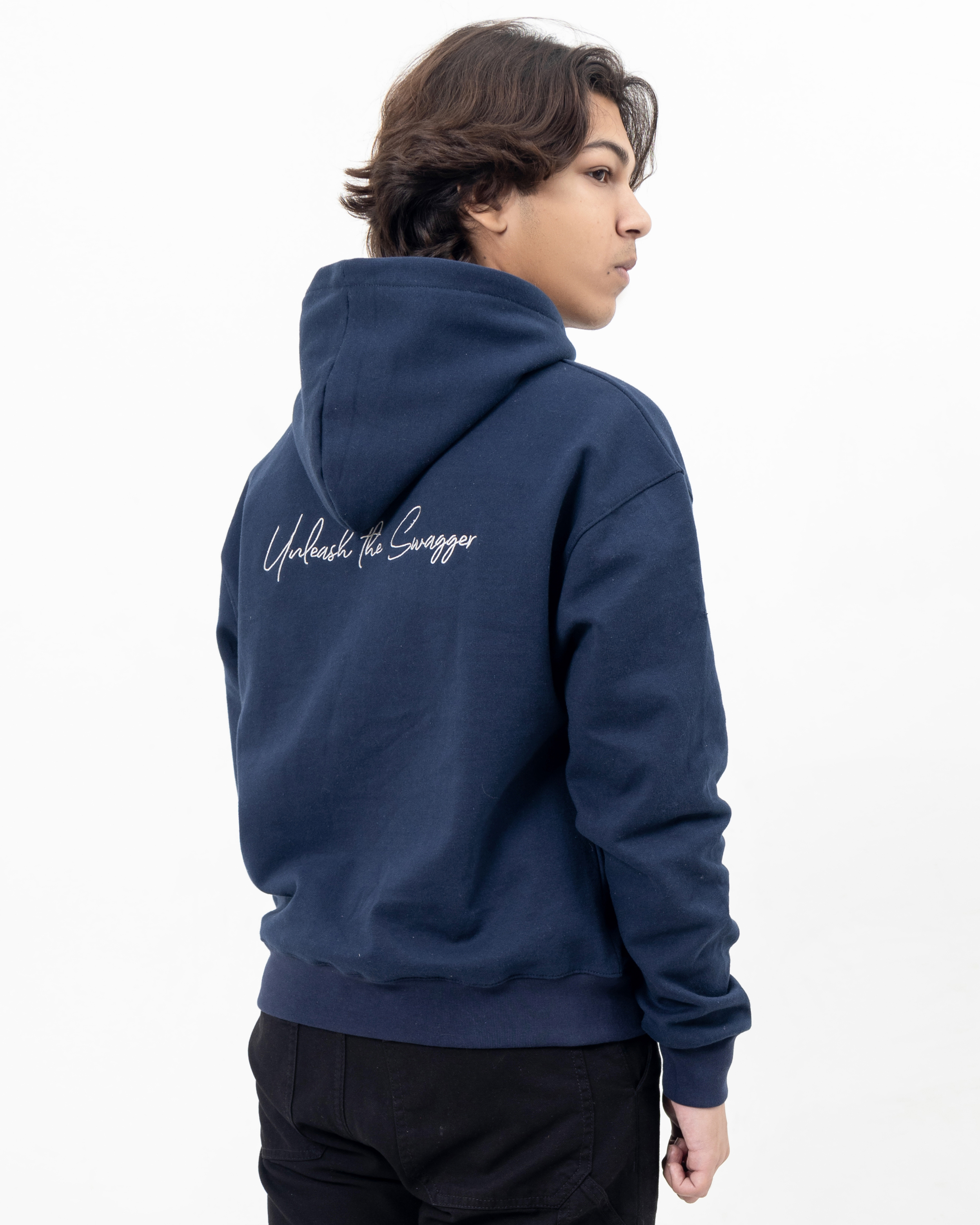 Nomad Crop Hoodie - Midnight Navy